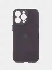 Индиго силиконовый чехол на iPhone 13, 13 Pro, 13 Pro Max, со стеклянной панелью