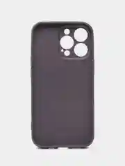 Индиго силиконовый чехол на iPhone 13, 13 Pro, 13 Pro Max, со стеклянной панелью