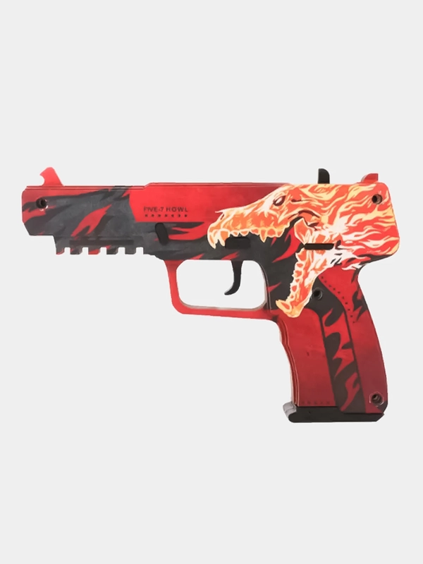 Резинкострел пистолет Five-Seven (FN) из кс го / cs go Утренний Вой, дерево