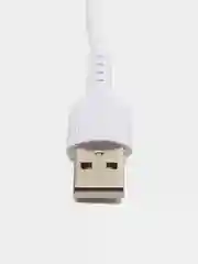 Белый кабель USB micro, Lightning, 25 см, 2,4А с быстрой зарядкой, EC-085M Earldom