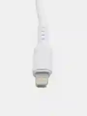 Белый кабель USB micro, Lightning, 25 см, 2,4А с быстрой зарядкой, EC-085M Earldom