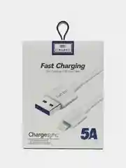 Кабель USB micro, Lightning, Type-C, 1 м, 5А с быстрой зарядкой, EC-080 Earldom