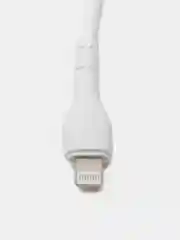 Белый кабель USB-micro, Lightning, 100 см, 2,4А, с быстрой зарядкой, EC-095 Earldom