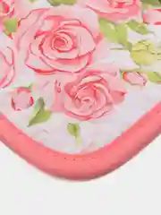 Розовый прихватка и варежка для кухни, подставка под горячее, 17 х 17 см, 17 х 27 см