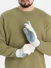 Перчатки рабочие хб с ПВХ, 5-ти нитка, белые