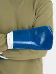 Синий рукавицы защитные "КР", универсальные