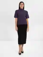 Фиолетовый кофта женская, джемпер с коротким рукавом