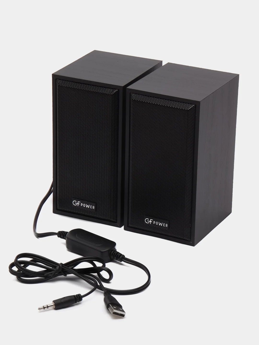 Черный колонки для компьютера GFPoWeR TS-01, 2.0, 6Вт, питание от USB