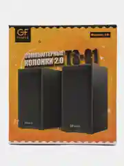 Черный колонки для компьютера GFPoWeR TS-01, 2.0, 6Вт, питание от USB