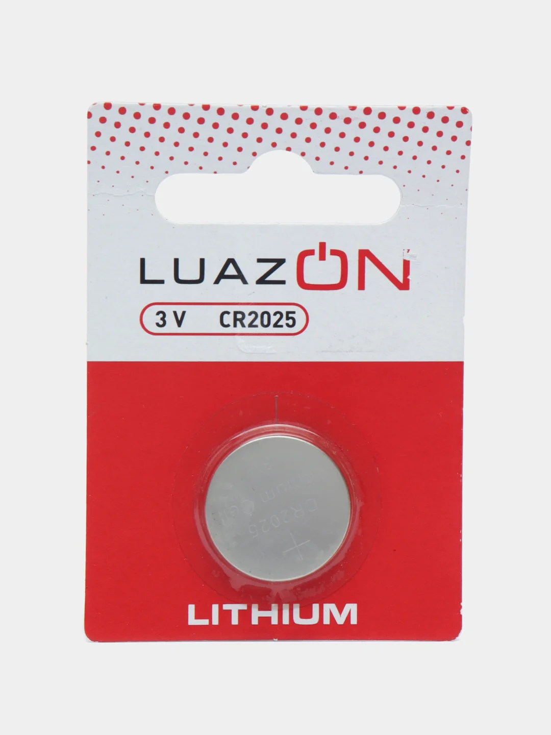 Батарейка литиевая LuazQN, CR2016/CR2025/CR2032, 3V, блистер, 1 штука
