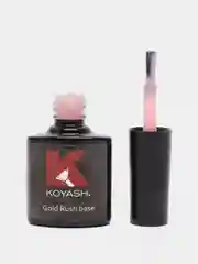 Пудровый цветная камуфлирующая база для ногтей маникюра, гель лака "KOYASH" с поталью