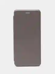 Серебряный чехол-книжка для Infinix Hot 30 / Инфиникс Хот 30