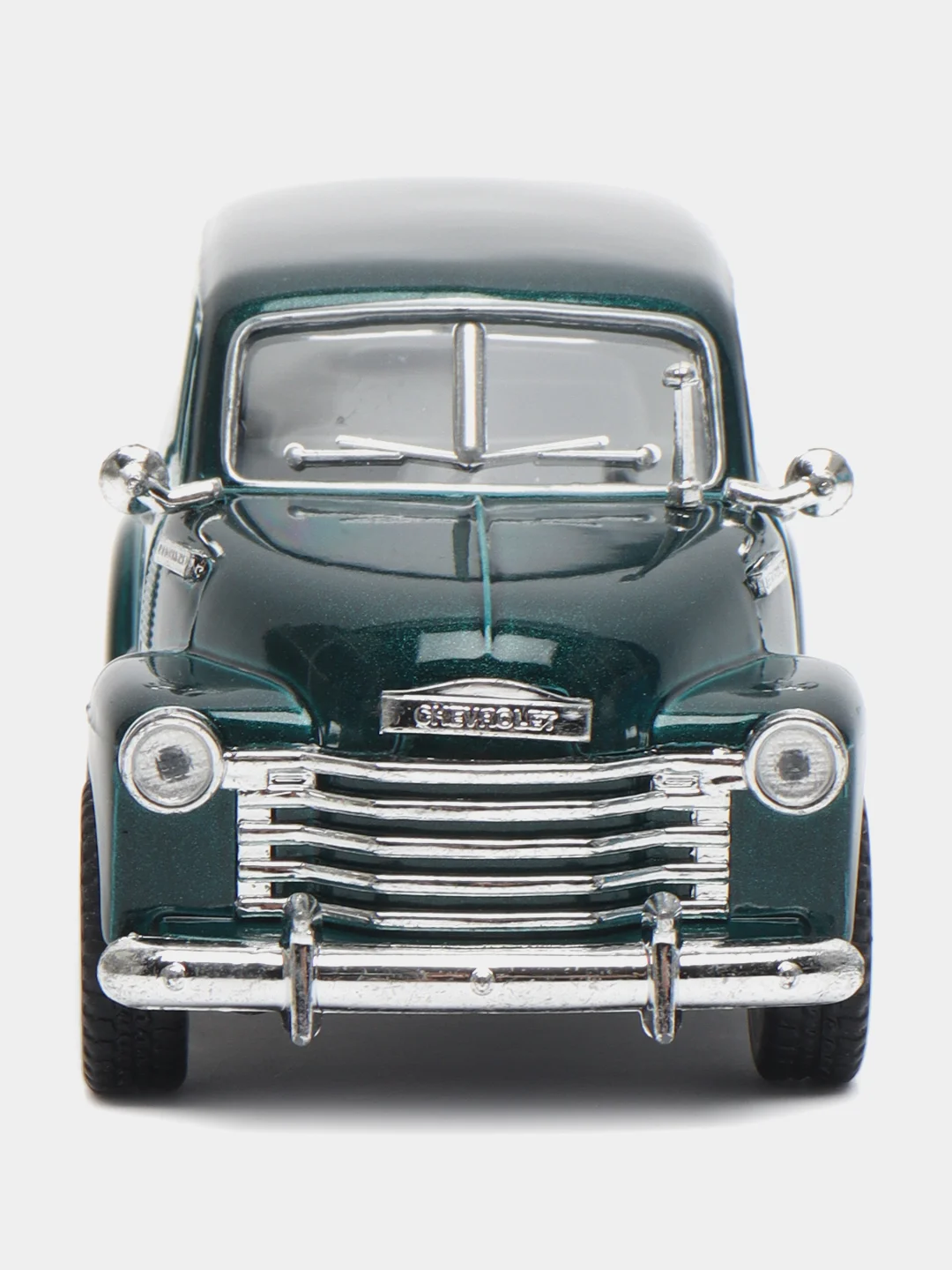 Зеленый металлическая машинка Kinsmart 1950 Chevrolet Suburban Carryall, 1:36, KT5006D