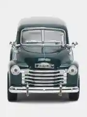 Зеленый металлическая машинка Kinsmart 1950 Chevrolet Suburban Carryall, 1:36, KT5006D