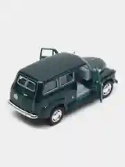 Зеленый металлическая машинка Kinsmart 1950 Chevrolet Suburban Carryall, 1:36, KT5006D