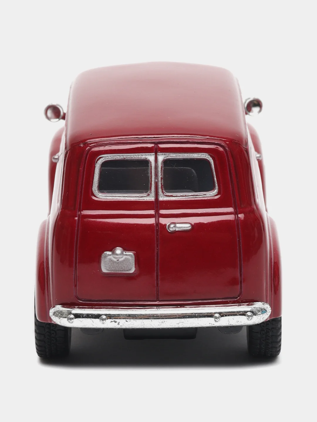 Красный металлическая машинка Kinsmart 1950 Chevrolet Suburban Carryall, 1:36, KT5006D