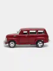 Красный металлическая машинка Kinsmart 1950 Chevrolet Suburban Carryall, 1:36, KT5006D
