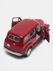 Красный металлическая машинка Kinsmart 1950 Chevrolet Suburban Carryall, 1:36, KT5006D