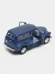 Синий металлическая машинка Kinsmart 1950 Chevrolet Suburban Carryall, 1:36, KT5006D