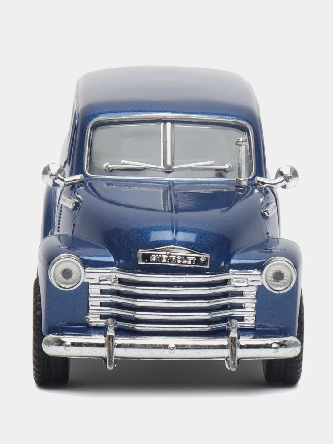 Синий металлическая машинка Kinsmart 1950 Chevrolet Suburban Carryall, 1:36, KT5006D