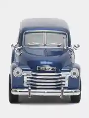 Синий металлическая машинка Kinsmart 1950 Chevrolet Suburban Carryall, 1:36, KT5006D