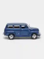 Синий металлическая машинка Kinsmart 1950 Chevrolet Suburban Carryall, 1:36, KT5006D