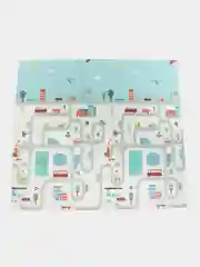 Детский коврик для ползания и игр складной, 200 х 180 см, двусторонний