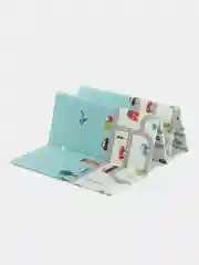 Детский коврик для ползания и игр складной, 200 х 180 см, двусторонний