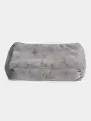 Серый лежанка для кошек и собак с бортом, мебельная ткань, кровать для кошек и собак