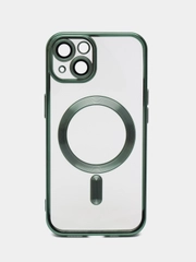 Чехол c защитой камеры iPhone 11, 13, 14, 14pro, 14 pro max, 15 pro, 15 pro max MagSafe