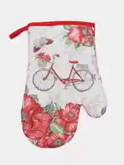 Красный прихватка и варежка для кухни, подставка под горячее, 17 х 17 см, 17 х 27 см