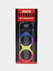 Колонка беспроводная Bluetooth с подсветкой ZQS-6212 20Вт (USB/SD/AUX/FM) + микрофон