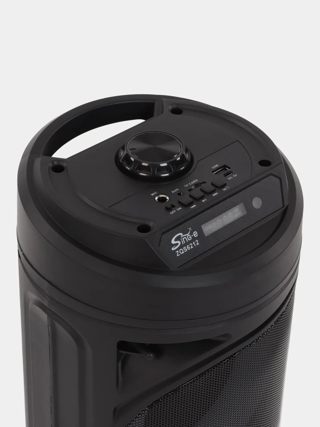 Колонка беспроводная Bluetooth с подсветкой ZQS-6212 20Вт (USB/SD/AUX/FM) + микрофон