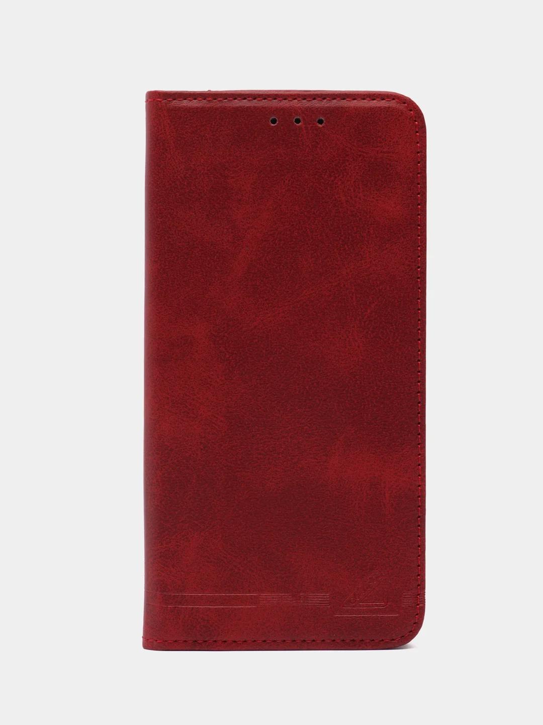 Красный чехол-книжка Honor X6A ( Хонор Х6А), из искусственной кожи
