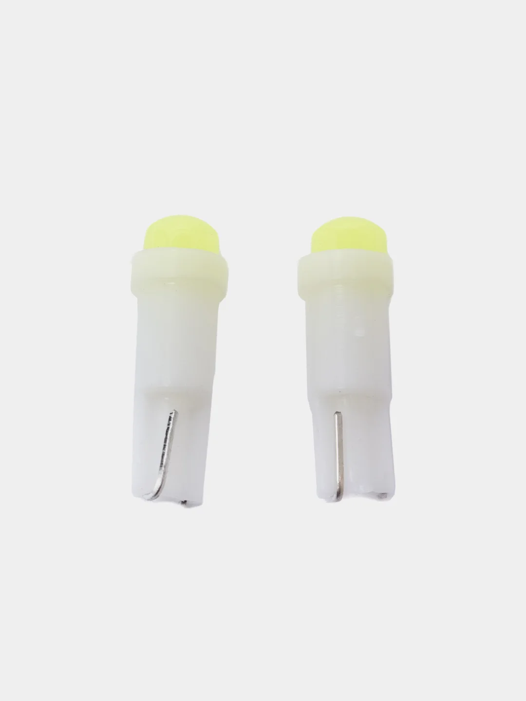 Лампа светодиодная T5 COB 1W, 12 В, белый, 2 штуки