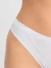 Белый бесшовные женские трусы стринги