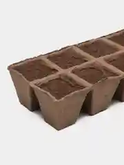 Торфяные кассеты ( 50 штук)8 ячеек, 70 х 70 х 70 мм. Набор  для рассады