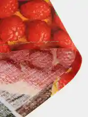 Алый полотенце вафельное кухонное, 1 шт, для кухни, ванны, лица и рук, детям, салфетка