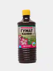 Натуральное удобрение Гумат Калия Цветочный, 0,5 л, БиоМастер