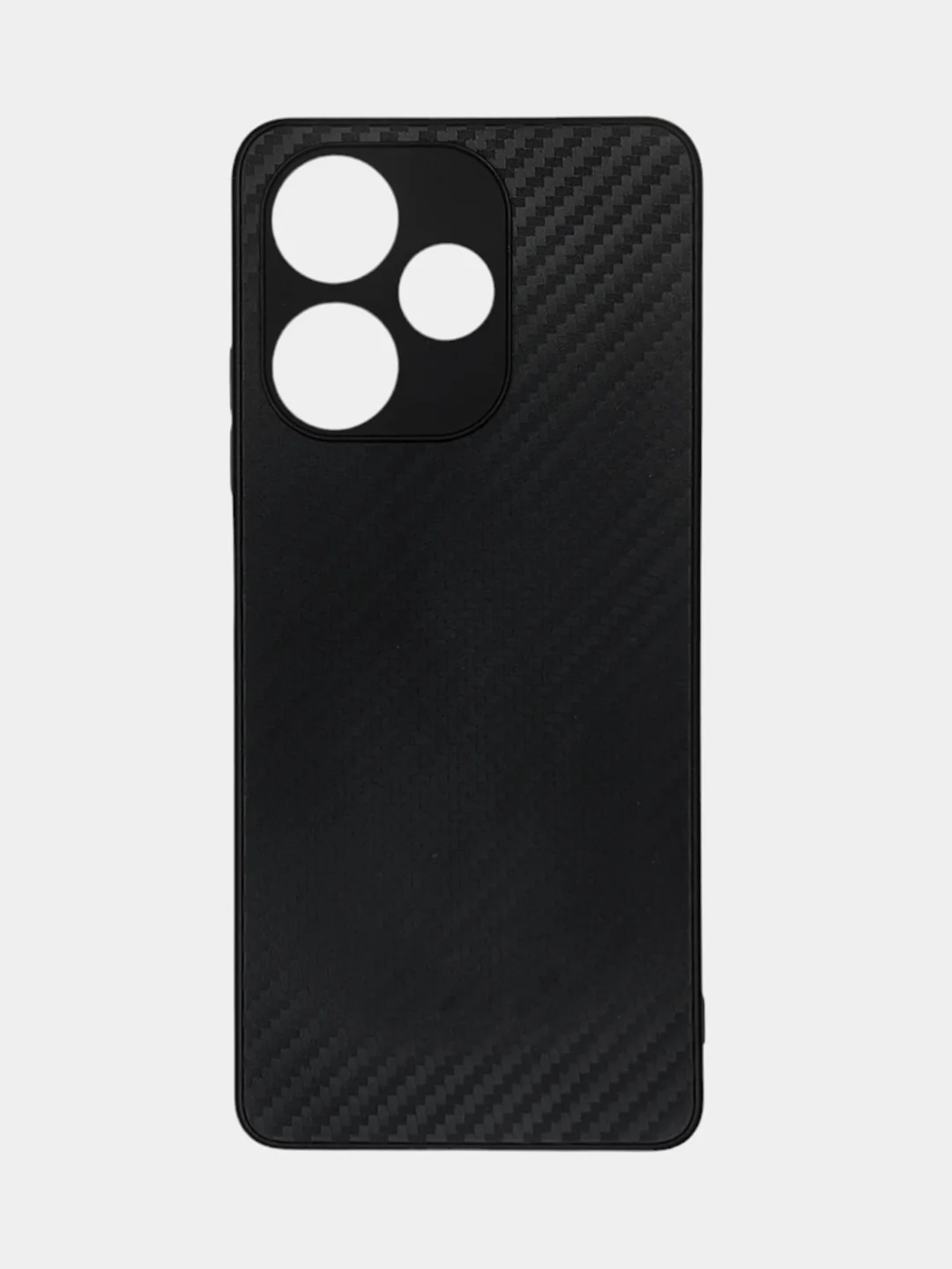 Чехол для Infinix Hot 30 (Инфиникс Хот 30), силиконовый, под карбон