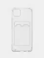 Марсала чехол противоударный Realme C21Y C25Y C15 C25 C25S Реалми прозрачный с карманом для карты