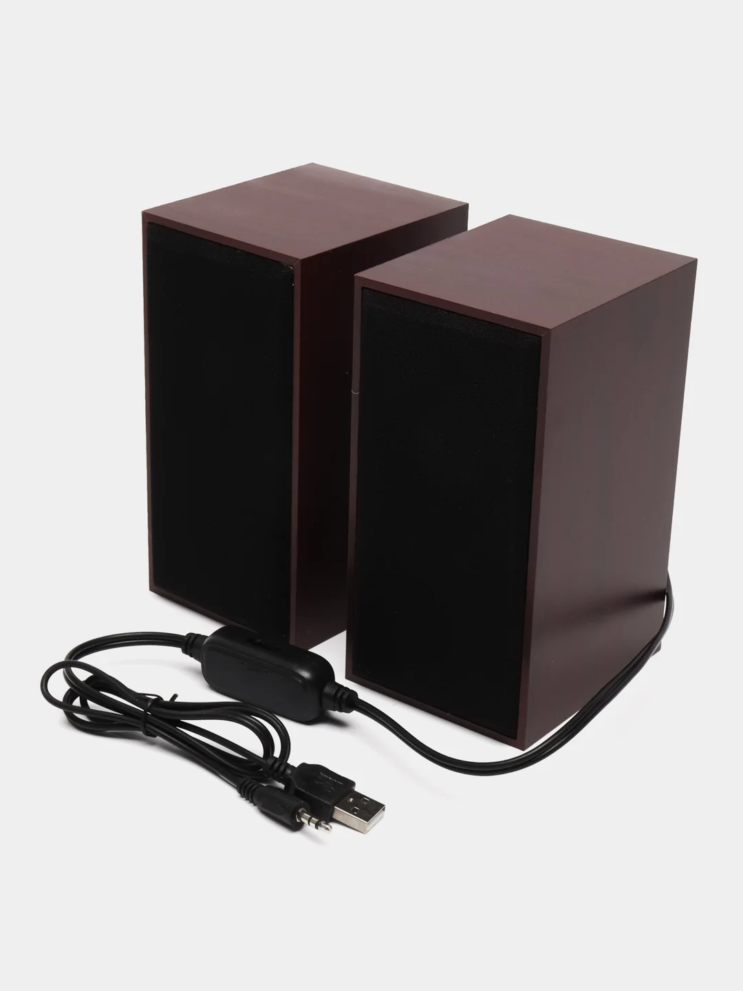 Колонки для компьютера и ноутбука Multimedia speaker K2035 Brown