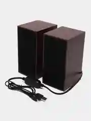 Колонки для компьютера и ноутбука Multimedia speaker K2035 Brown