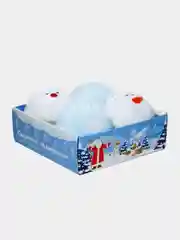 Белый бомбочки для ванн подарочный набор подарок на новый год маме подруге снеговик рождество