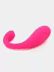 Вишнёвый вибратор женский, с двойной стимуляцией