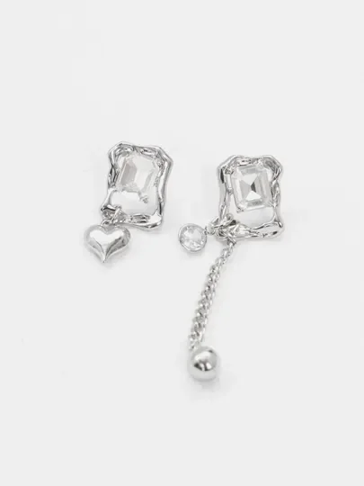 Серьги асимметричные Dali, серьги женские, висячие