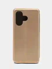 Золотой чехол-книжка для Infinix Hot 30 / Инфиникс Хот 30