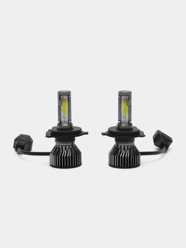 Светодиодная LED лампа H4, H7, 2 штуки в комплекте