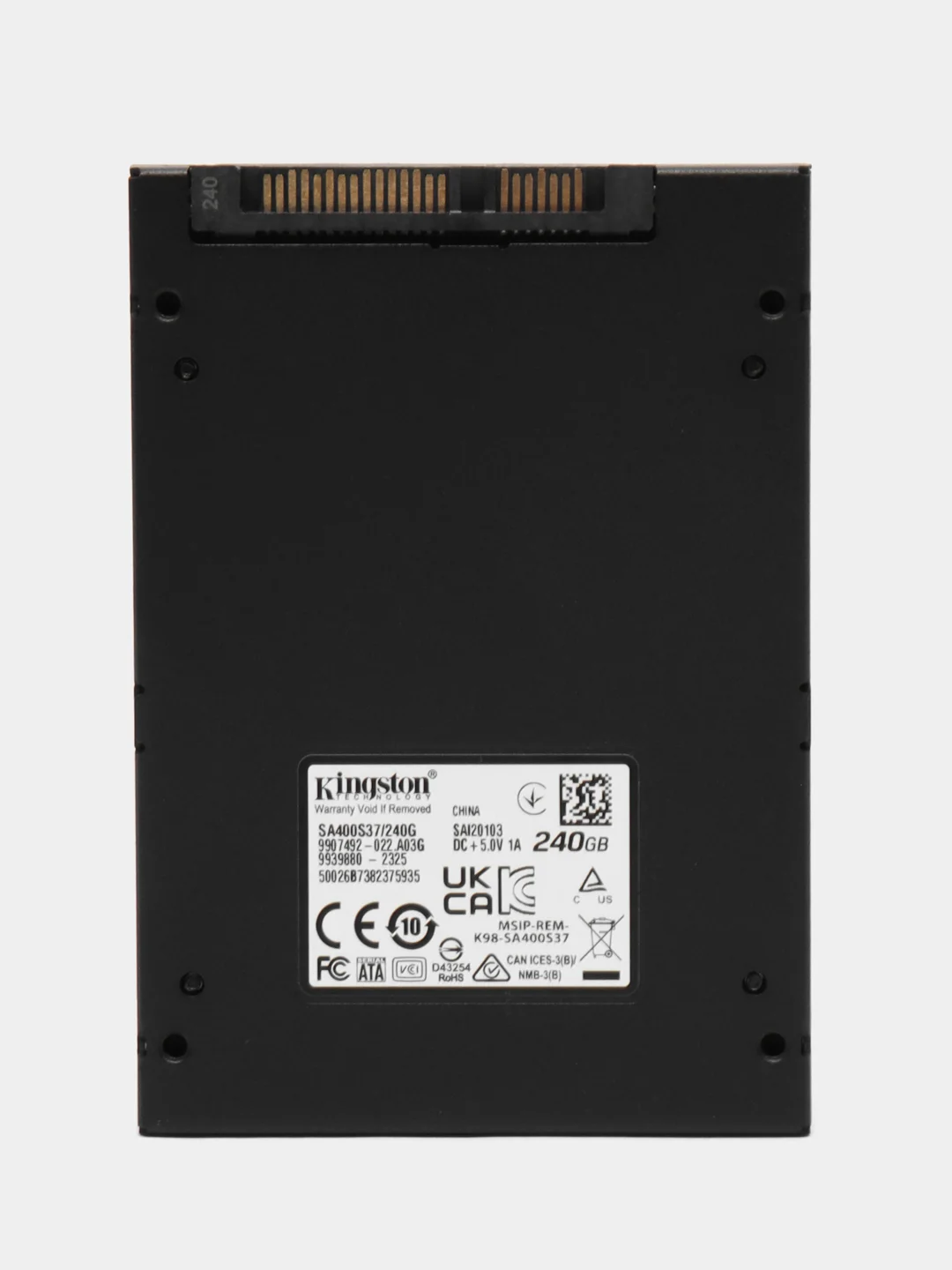 SSD накопитель Kingston A400, для компьютера или ноутбука, 120/240/480/960 Гб