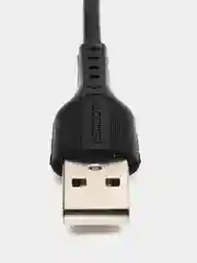 Белый кабель USB micro, Lightning, 25 см, 2,4А с быстрой зарядкой, EC-085M Earldom